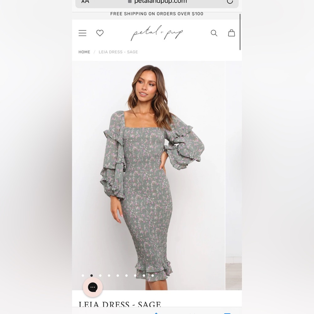 Petal and pup mini dress